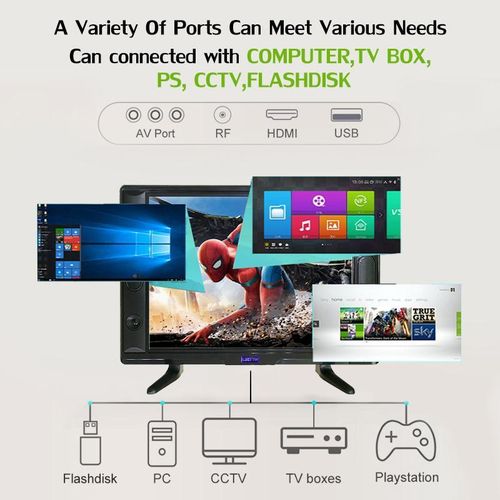 24'' Digital D-LED TV + 1 Years Warranty - Black