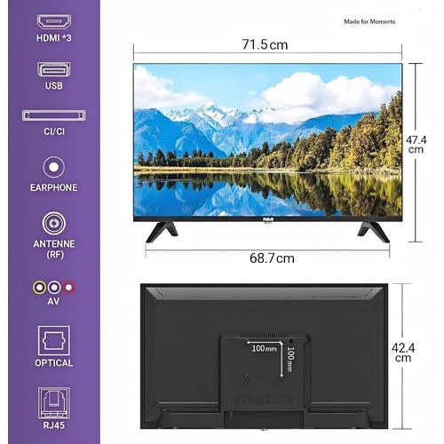 32" Full HD High Definition LED TV Vivid Colour & Enhanced Brightness