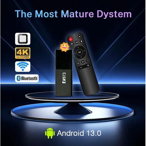 4K Ultra HD Android Smart TV Box, High-Speed ​​Streaming Media Player, Quad-Core Processor
