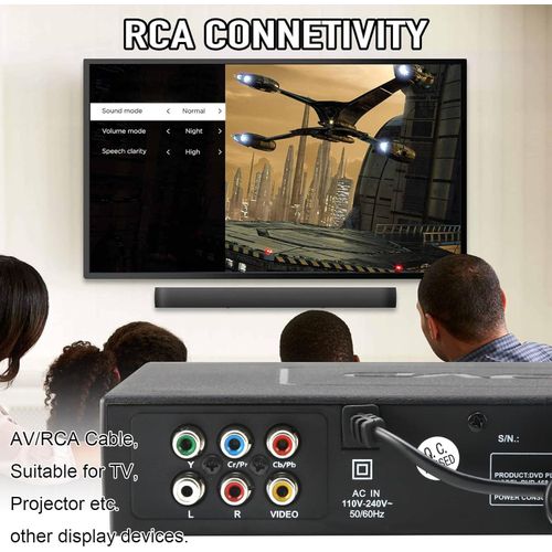 DVD-225 High Definition DVD Player, B-rand N-ew Disc Player, Full Format DVD Player, VCD Player