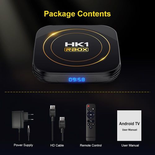 HK1 RBOX-H8S 4K Ultra HD Android 12.0 Smart TV Box, Memory:2GB+16GB