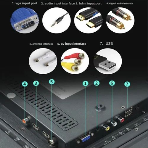 Hot-selling ultra-high-definition LED TVs in various sizes including 50 inches  and support network TV connection-Black