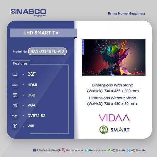 NAS-B32FBFL-Digital Satellite TV – 32' - Black