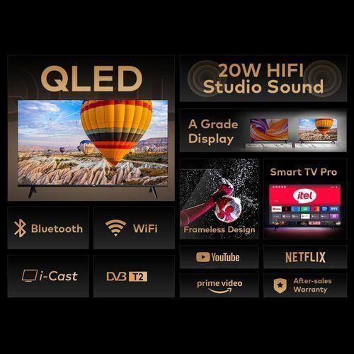 QLED Frameless Smart TV (L-Series)  - Black