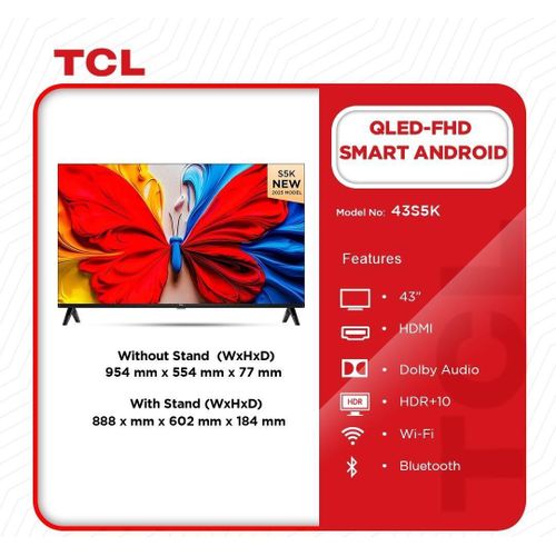 43-inch QLED Smart TV