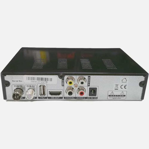 Master Original Combo S2 T2 Satellite and Antenna Multistream Multi TV Decoder