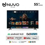 4K Smart Android TV 43'' With Cast - HDMI - USB & Coax Ports + Free Wall mount - Black