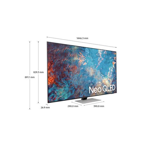 65" QN85A Neo QLED 4K Smart TV Mini LED 120Hz Tizen OS- Black