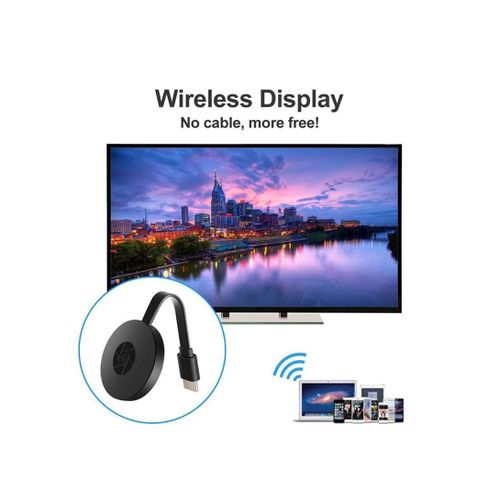 4K HDMI WiFi Display Dongle for Wireless Streaming & Screen Mirroring - Black