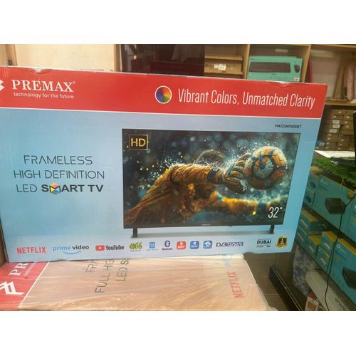 32" FRAMELESS FHD LED SMART TV-Black