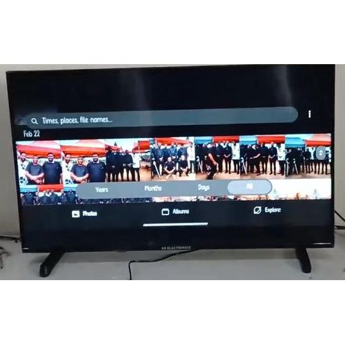 43" TV " FHD LED Display – Full HD (1080p).   WiFi & Bluetooth – Smart TV features allow for streaming and wireless connectivity. - Black