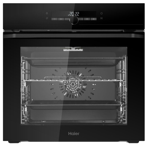 Haier 60cm ICook5 Steam+ Built-In Electric Oven PREMIUM BLACK