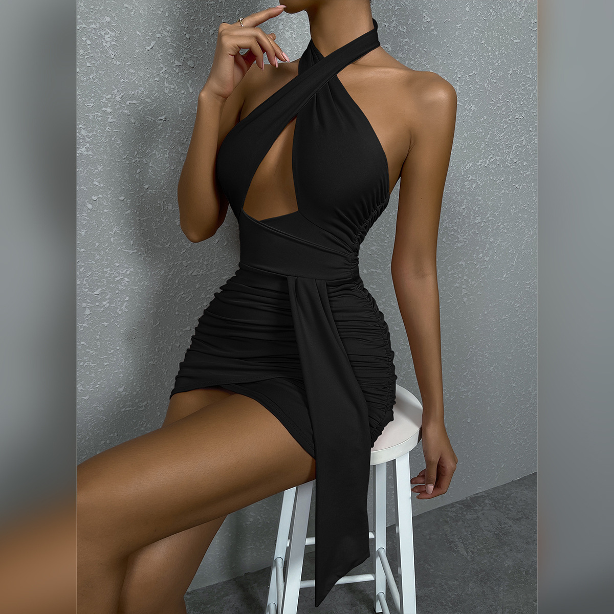 Women's Casual Dress Backless for Party