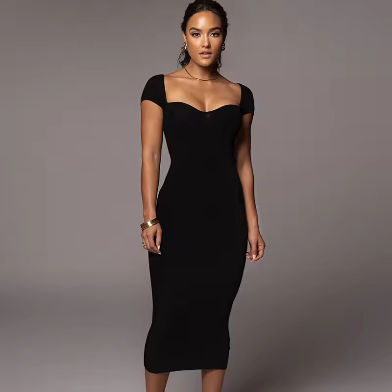 Women's Casual Dress Short Sleeve for Party