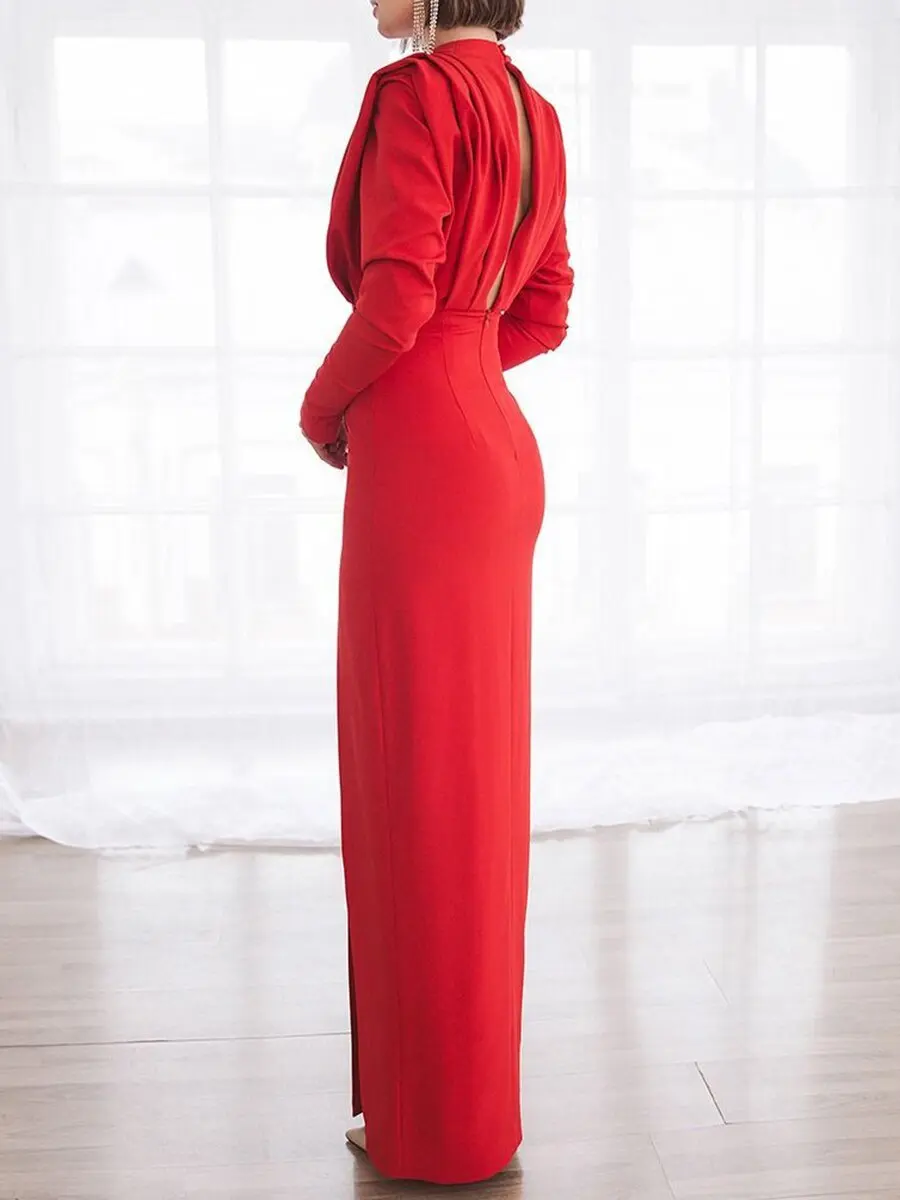 Women's Elegant Dress Long Sleeve for Party