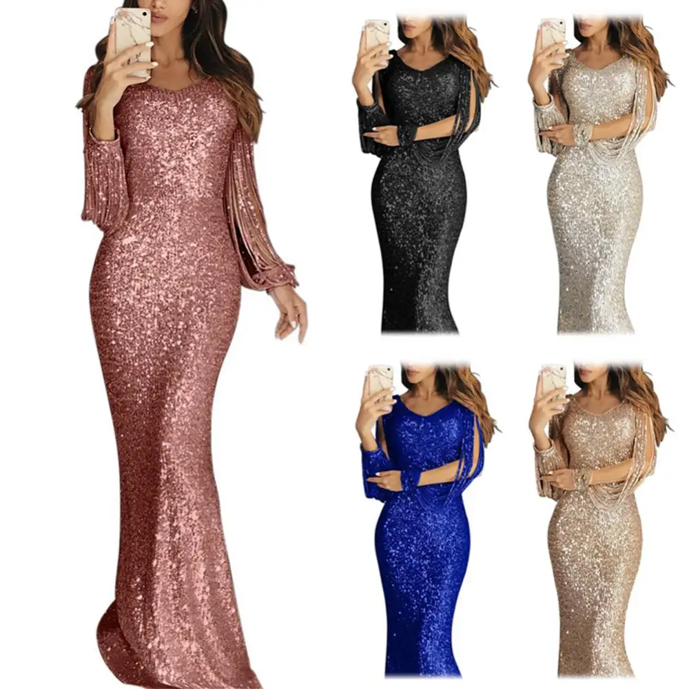 Dress V-Neck for Evening