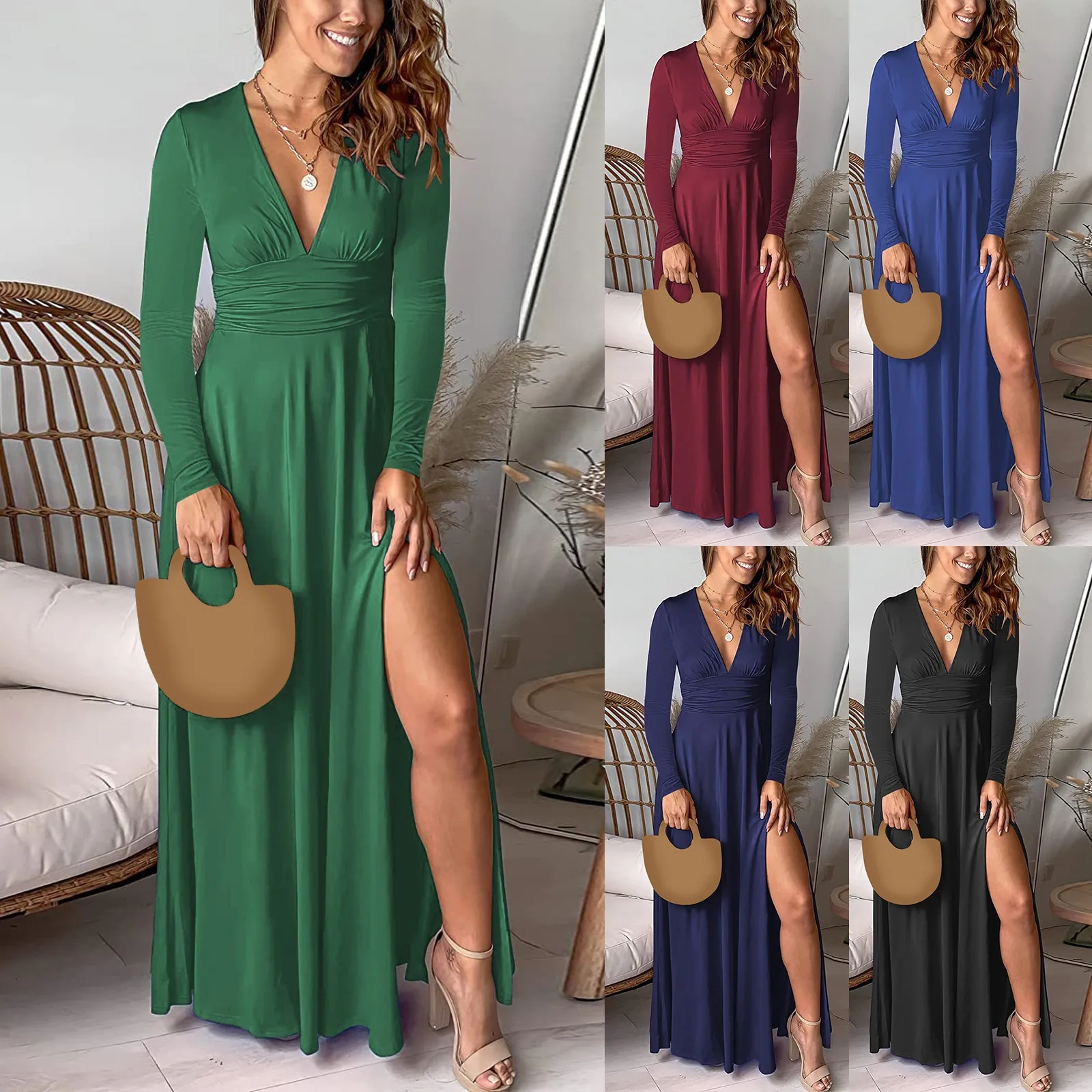 Women's Elegant Dress Short Sleeve for Party