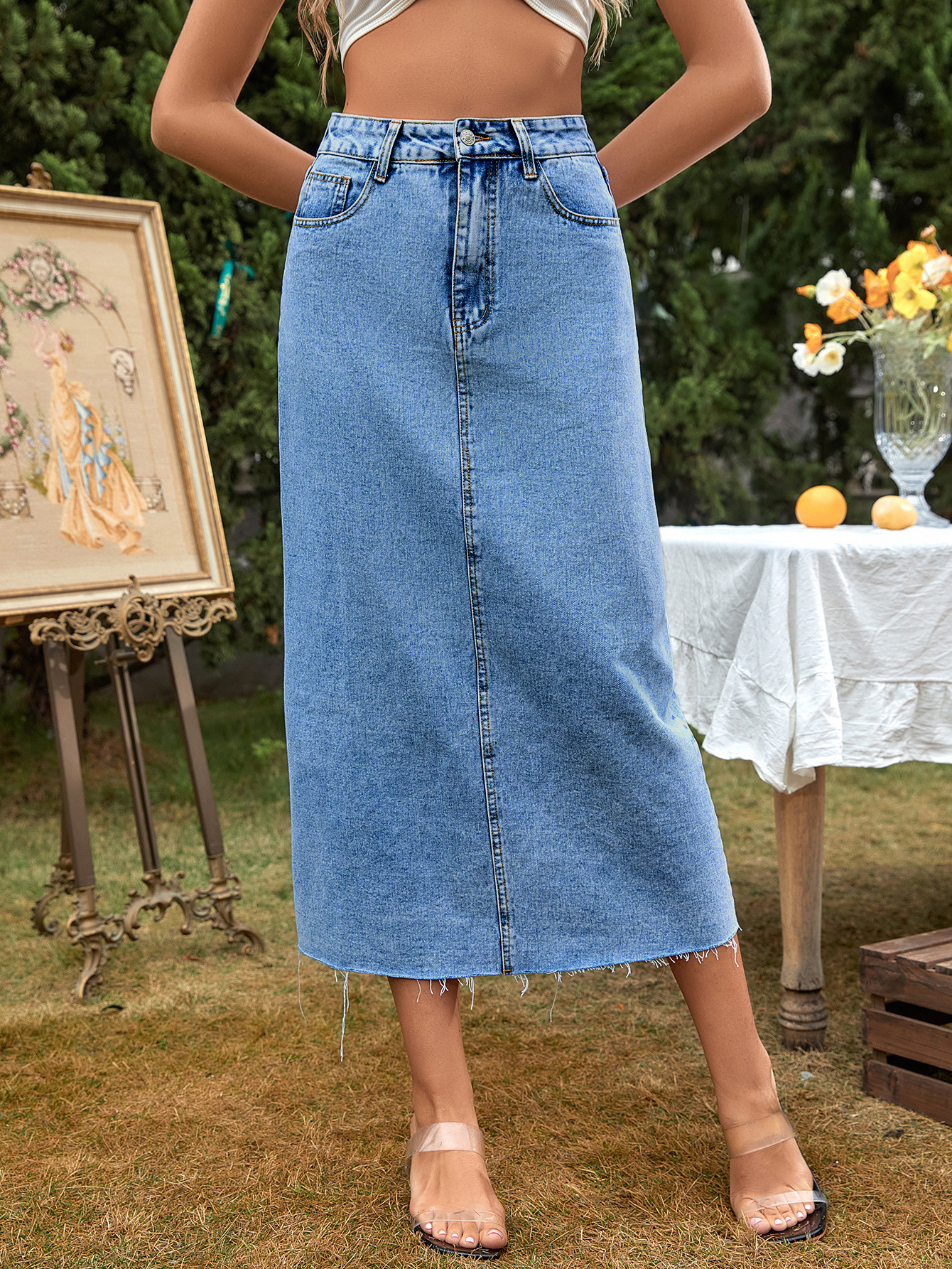 Women's Casual Skirt High Waist for Casual
