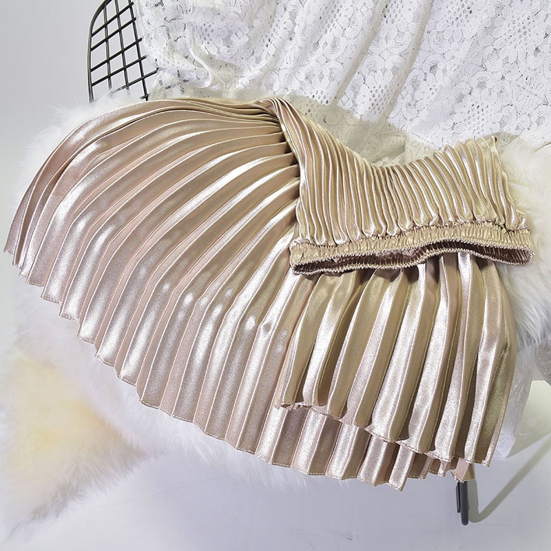 Women's Satin Skirt High Waist for Street