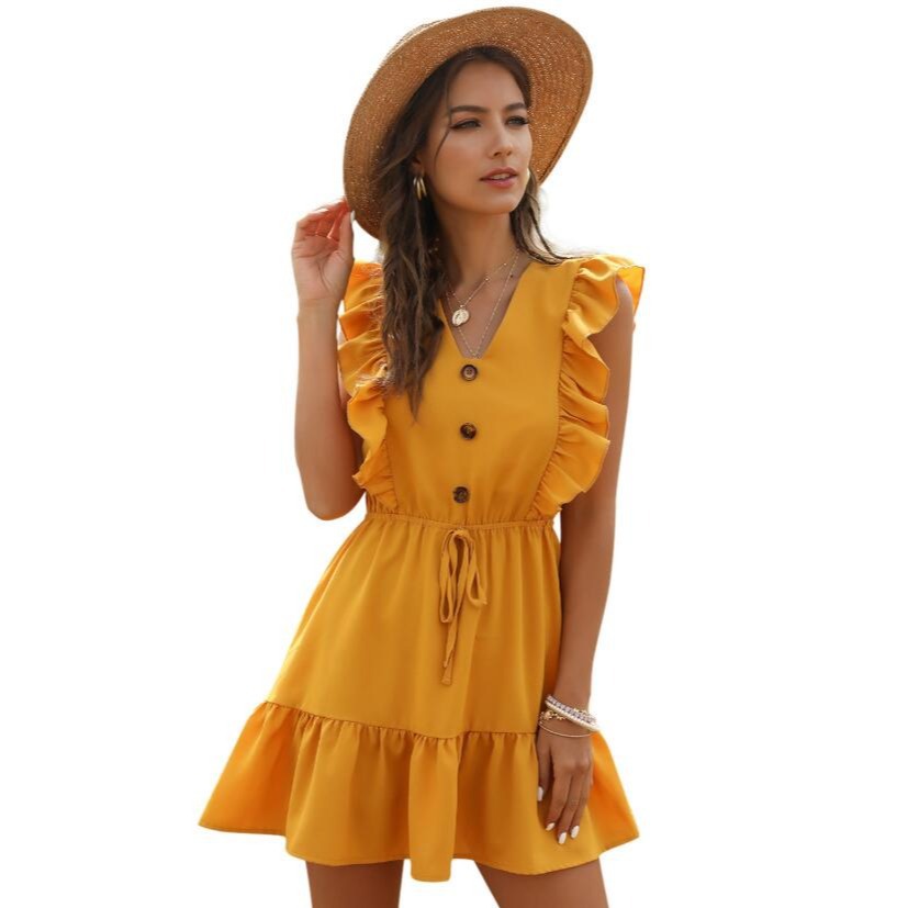 Women's Sexy Dress V-Neck