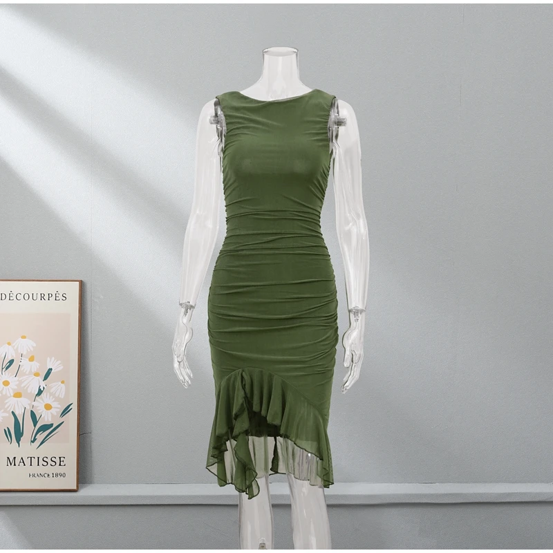 Women's Fit Dress Sleeveless for Club