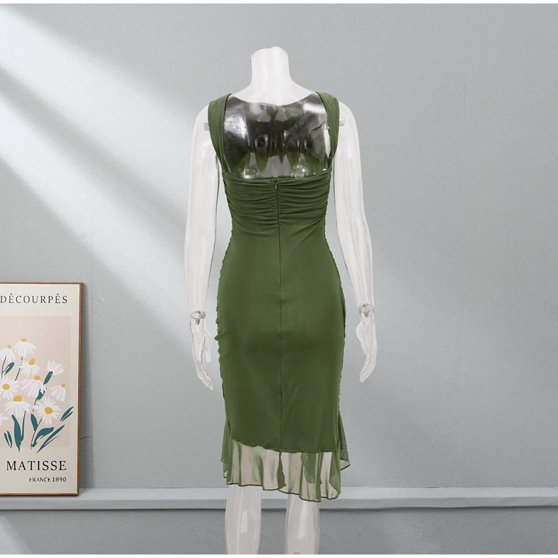 Women's Fit Dress Sleeveless for Club