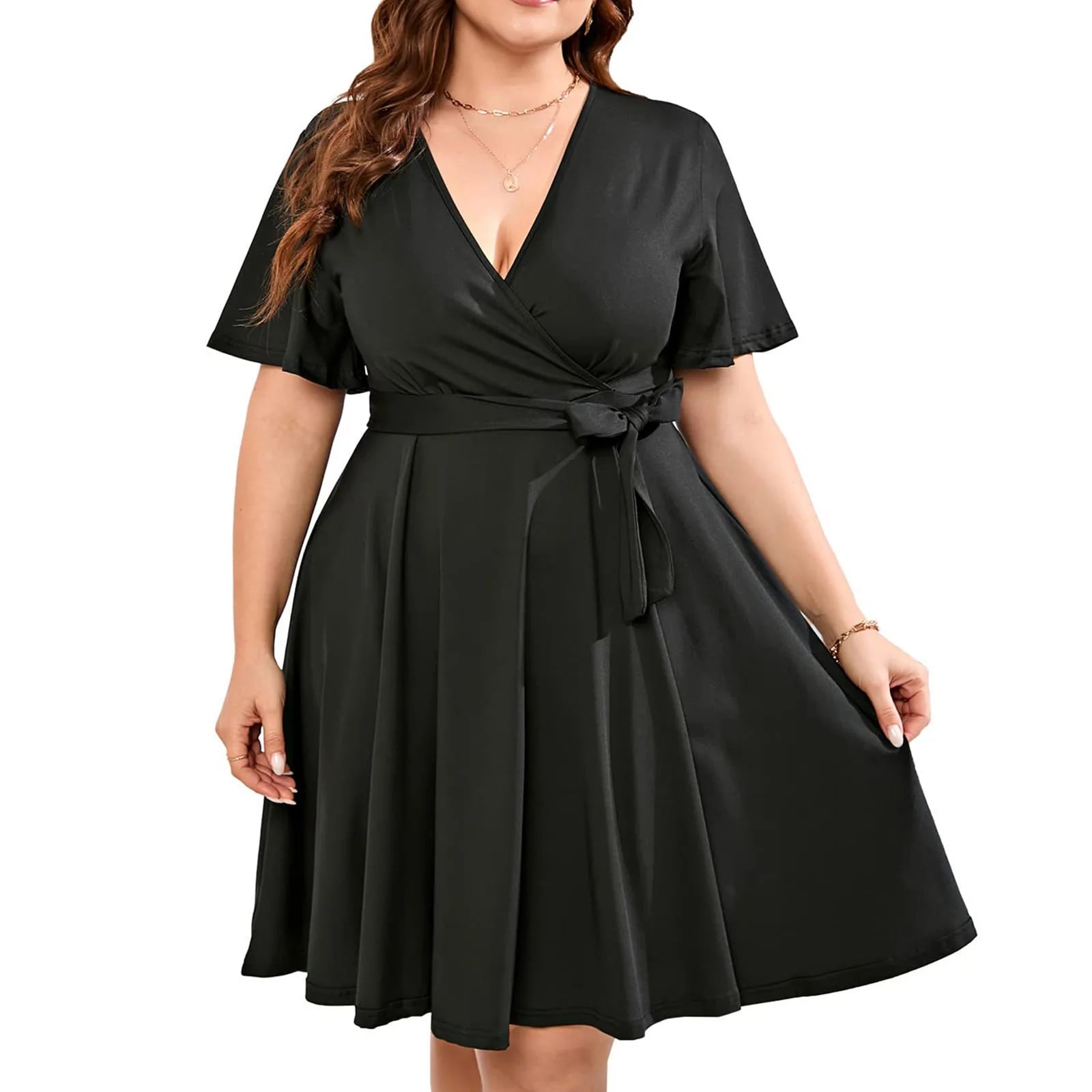 Women's Casual Dress V-Neck for Casual