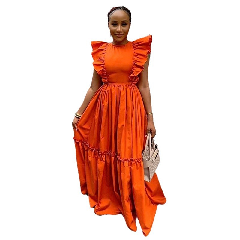 Women's Slim Dress Round Neck for Work