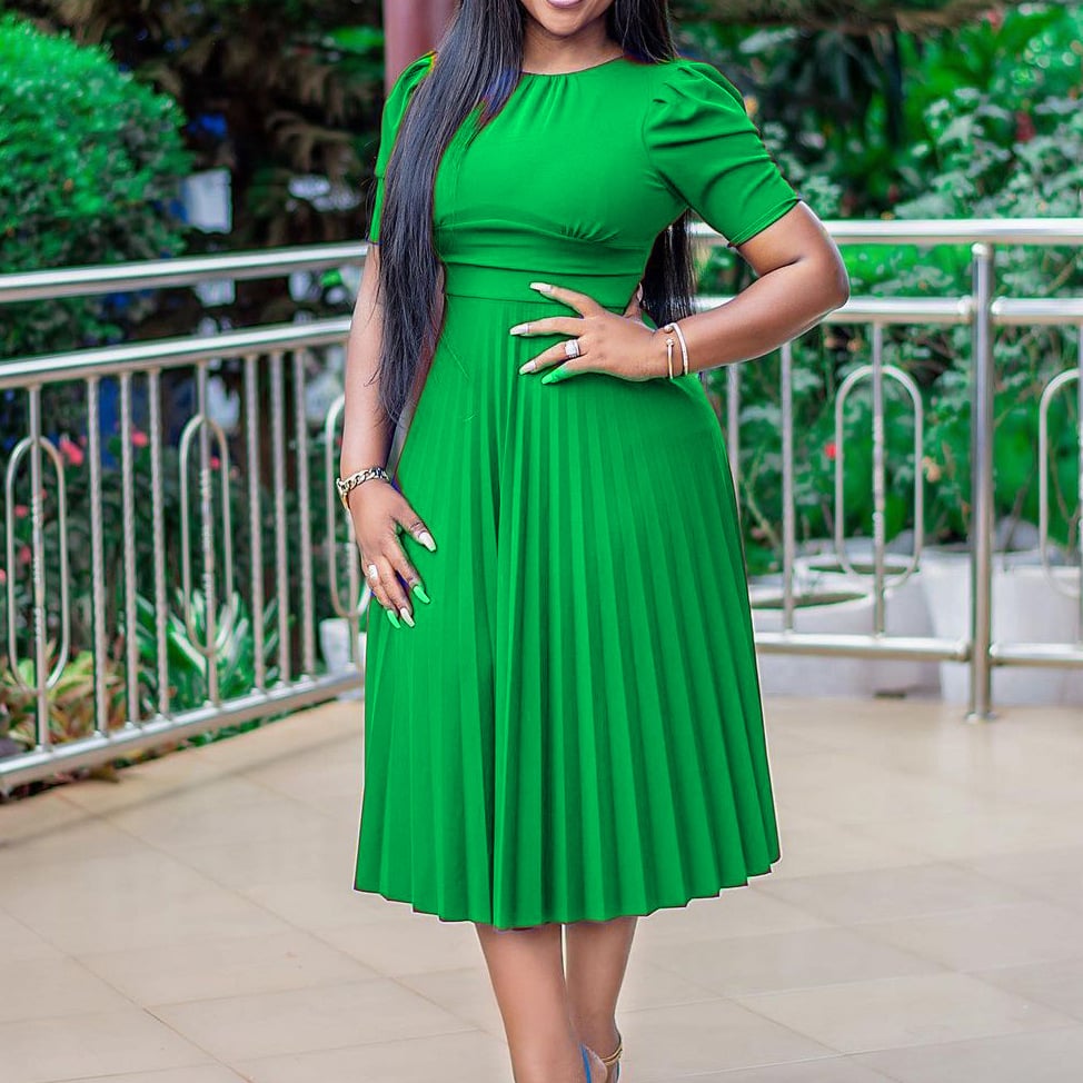 Women's Casual Dress Short Sleeve for Office