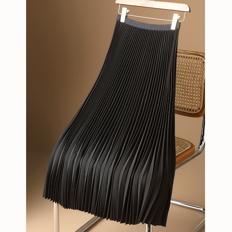 Women's Satin Skirt High Waist