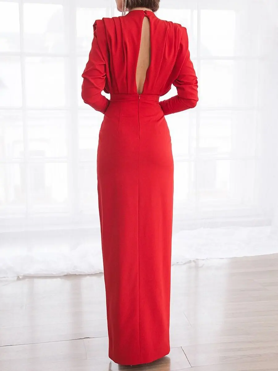 Women's Elegant Dress Long Sleeve for Party
