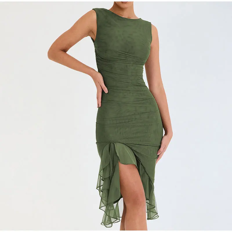 Women's Fit Dress Sleeveless for Club