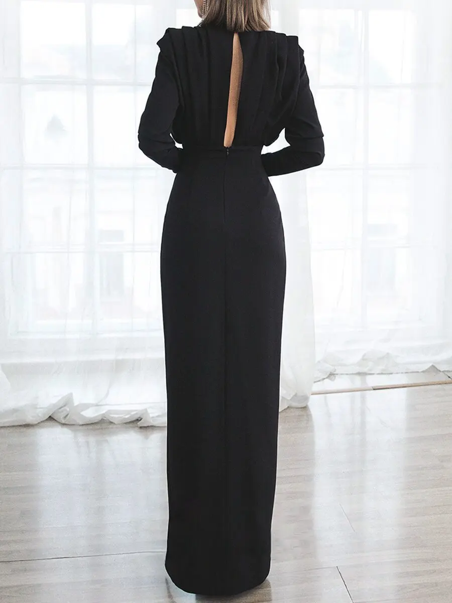 Women's Elegant Dress Long Sleeve for Party