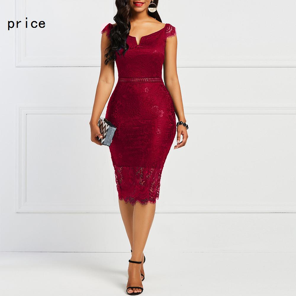Women's Casual Dress Backless for Office