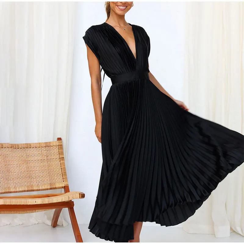 Women's Lace Dress V-Neck