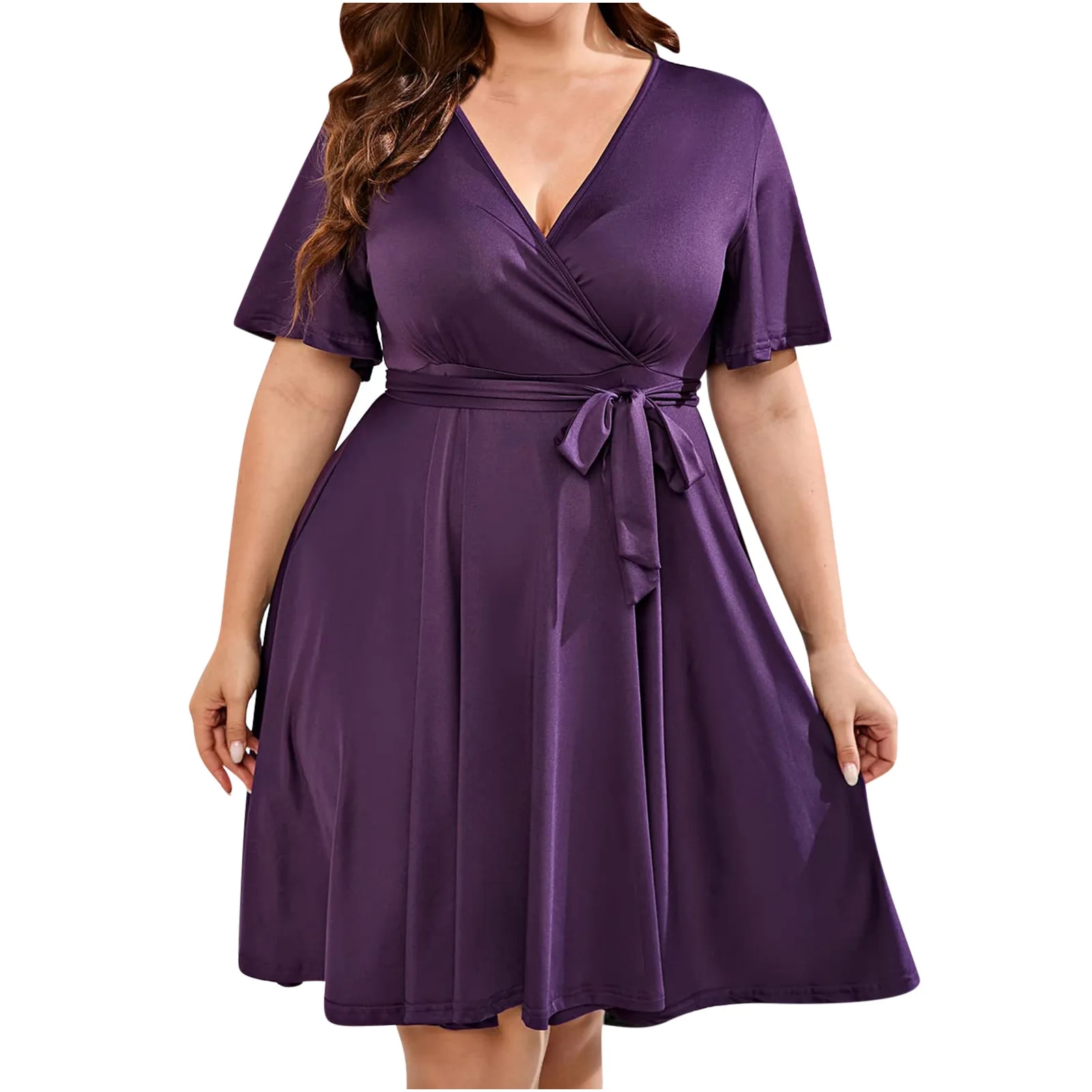 Women's Casual Dress V-Neck for Casual