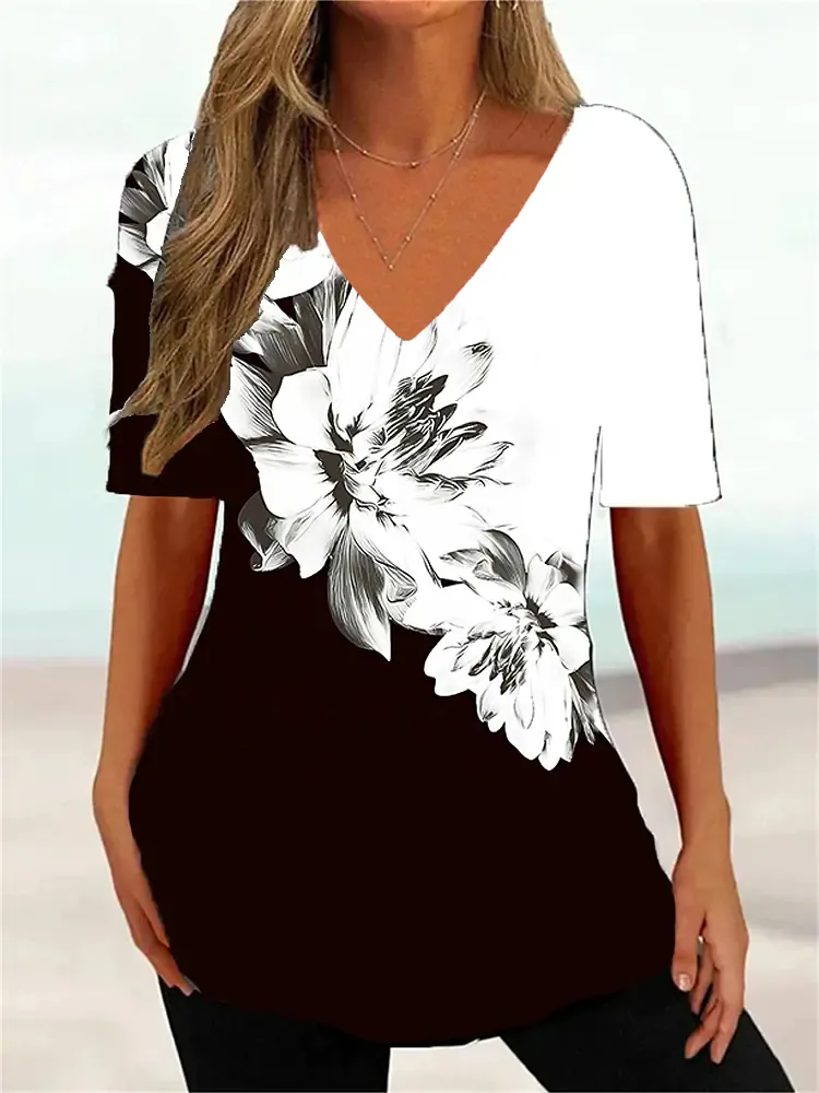 Women's Casual T-shirt Short Sleeve for Casual