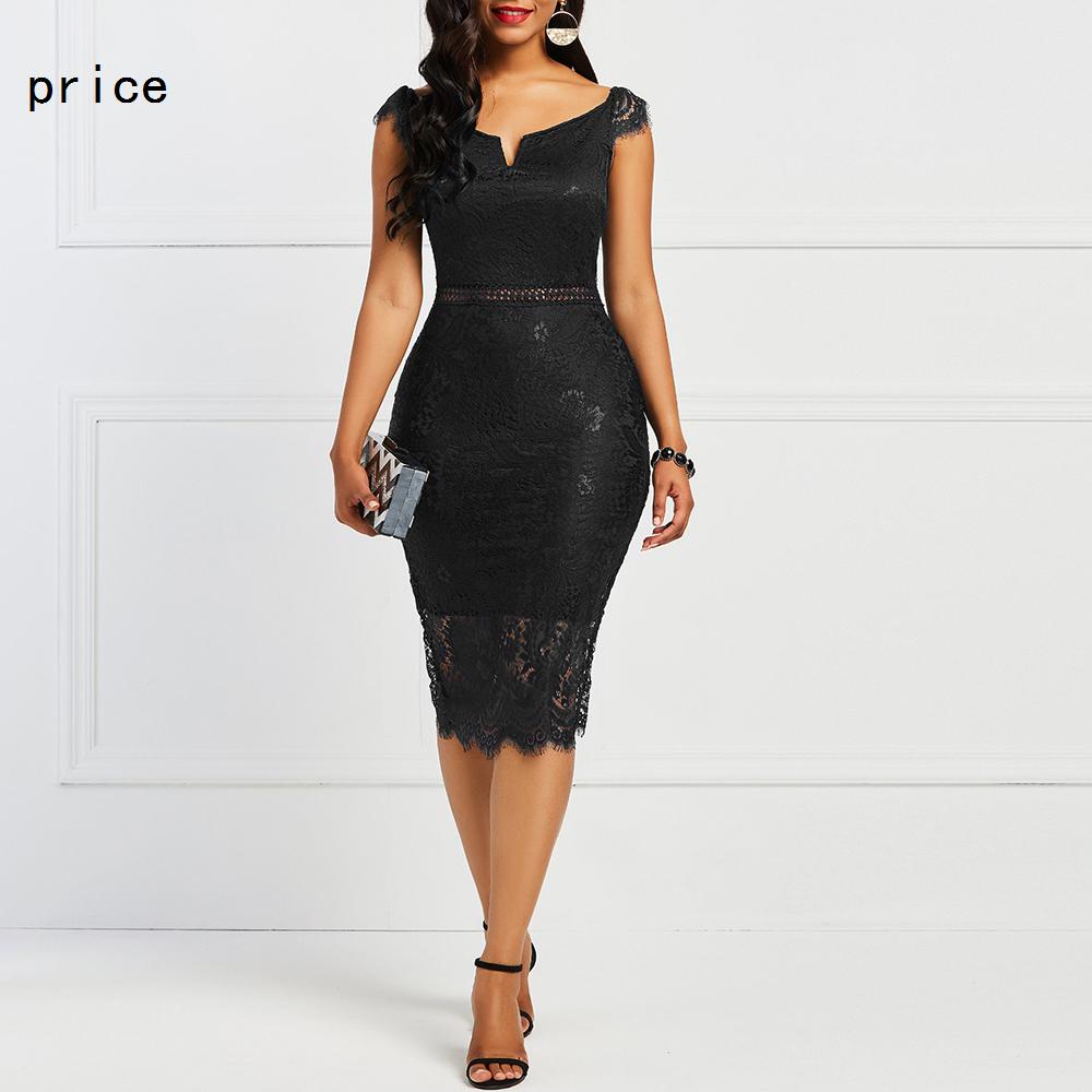 Women's Casual Dress Backless for Office