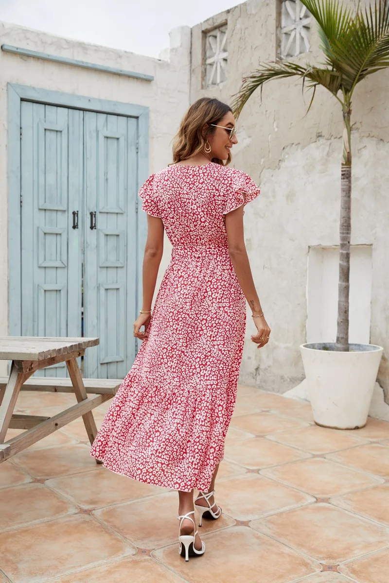 Women's Elegant Dress Short Sleeve for Party