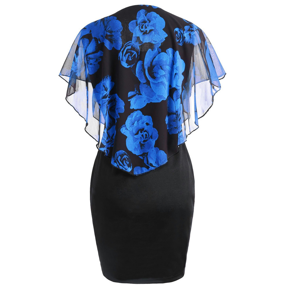 Women's Printed Dress Short Sleeve