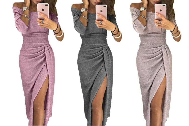 Women's Bodycon Dress Long Sleeve for Party