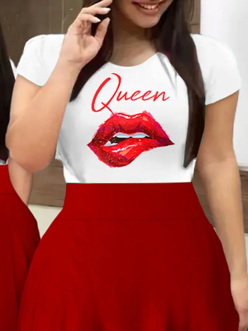 Women's Elegant Dress Short Sleeve