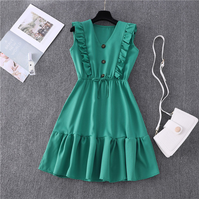 Women's Sexy Dress V-Neck