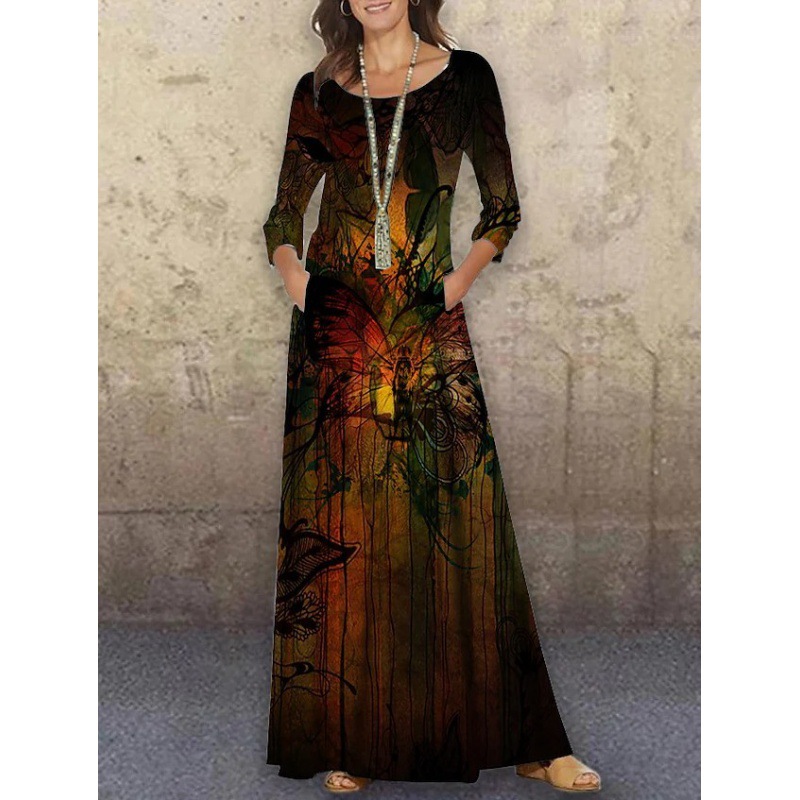Women's Elegant Dress Long Sleeve for Party