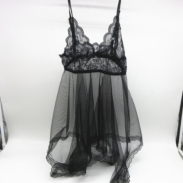 Underwear Lingerie Hot Lady's Diaphanous Pajama Lace Skirt Sleepwear Plus Size