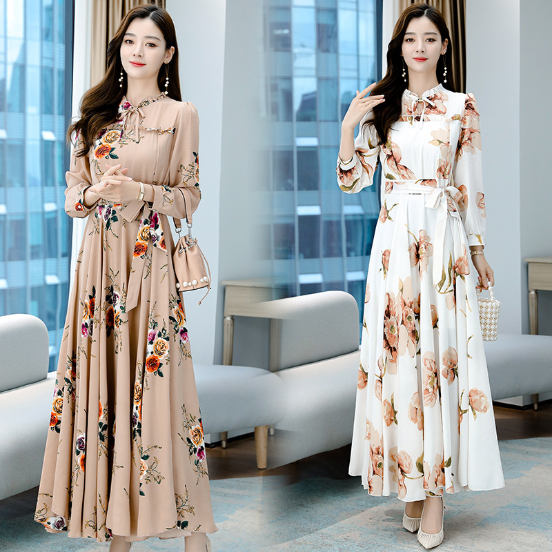 Women's Elegant Dress Long Sleeve