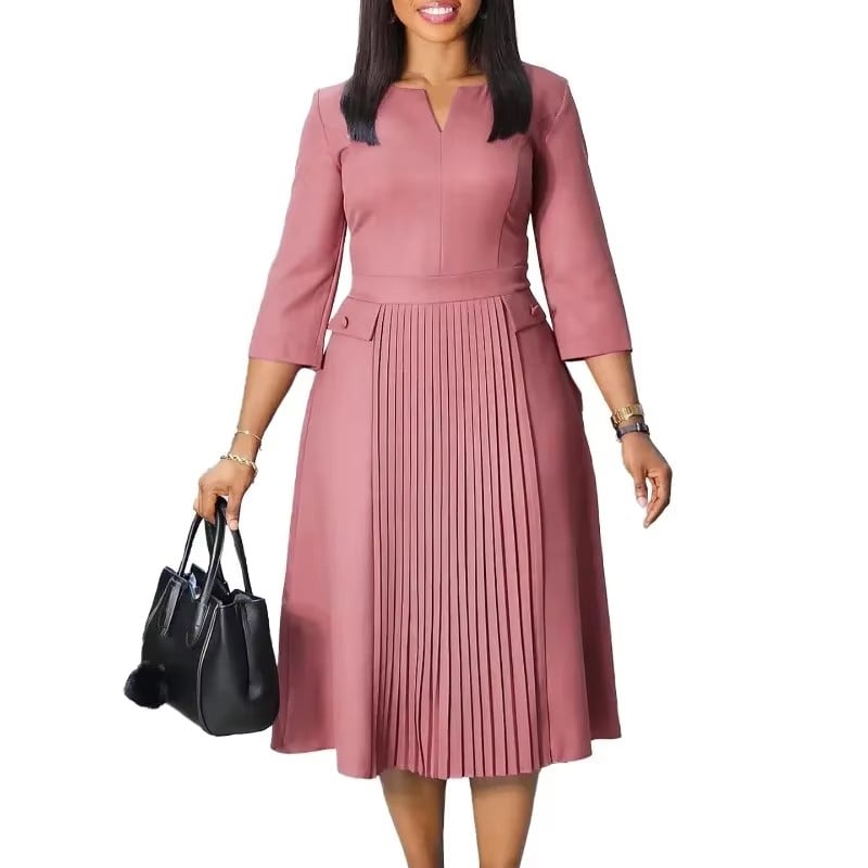 Women's Elegant Dress V-Neck for Party