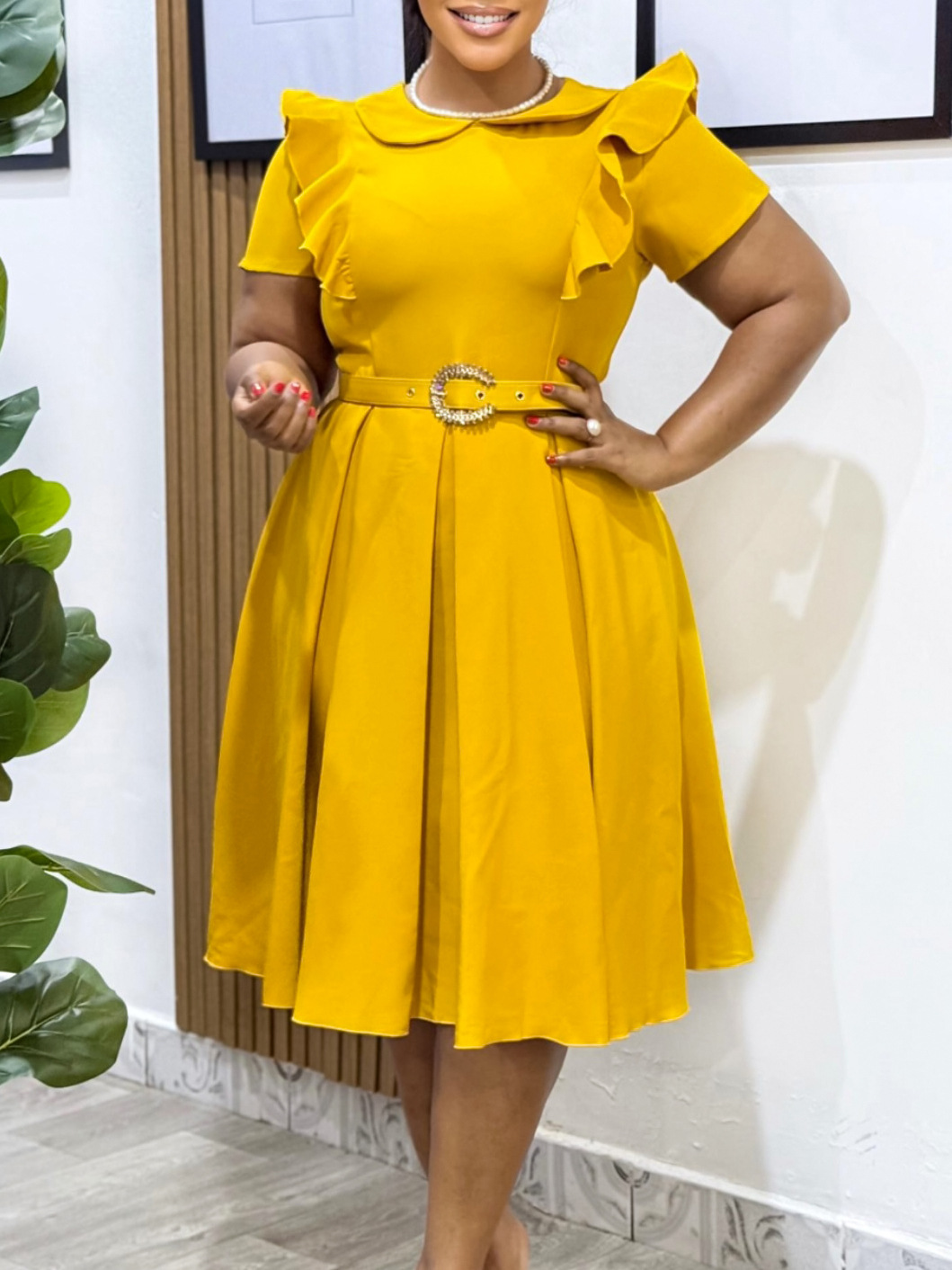 Women's Dress Short Sleeve