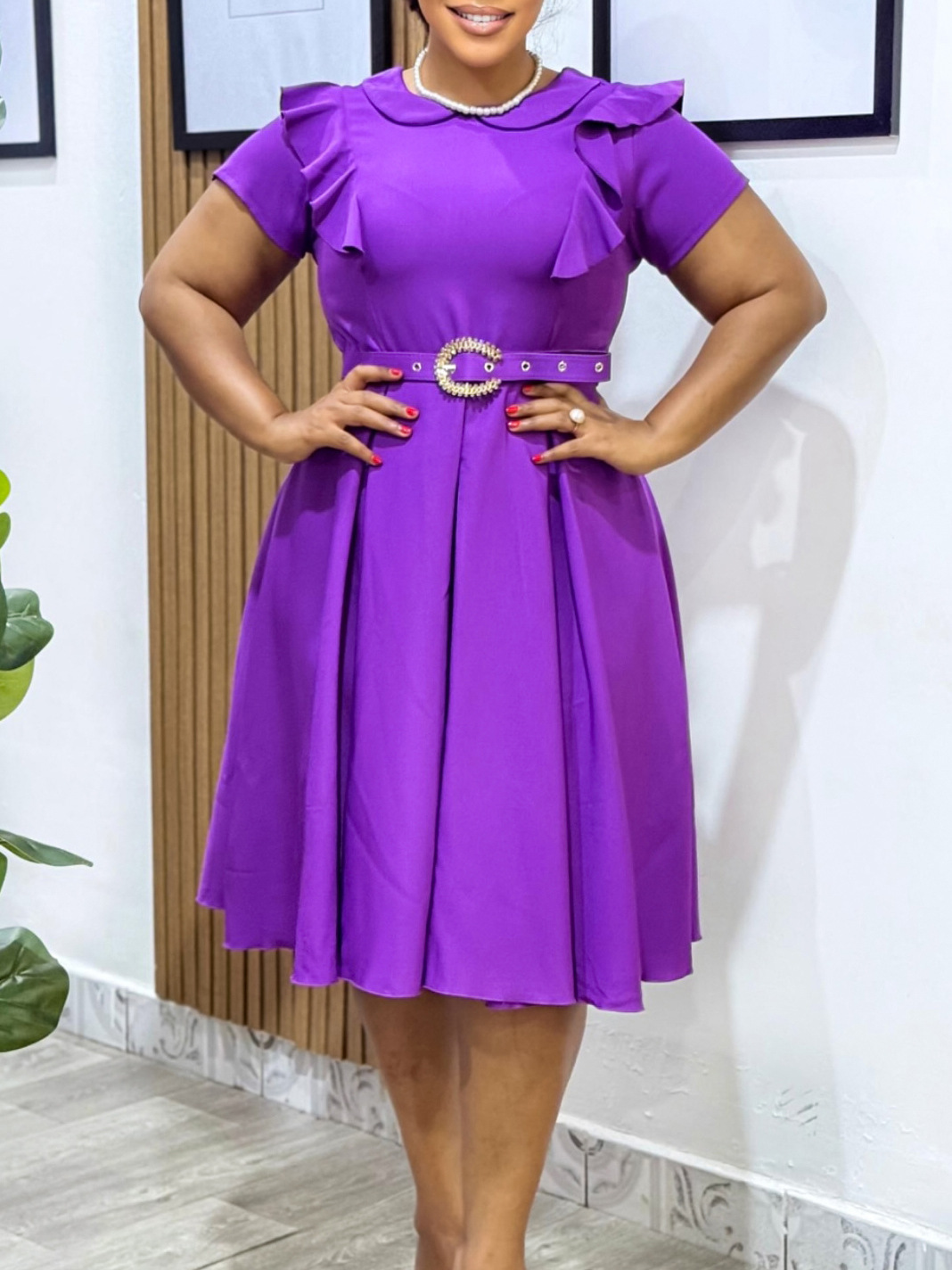 Women's Dress Short Sleeve
