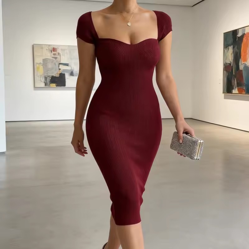 Women's Casual Dress Short Sleeve for Party
